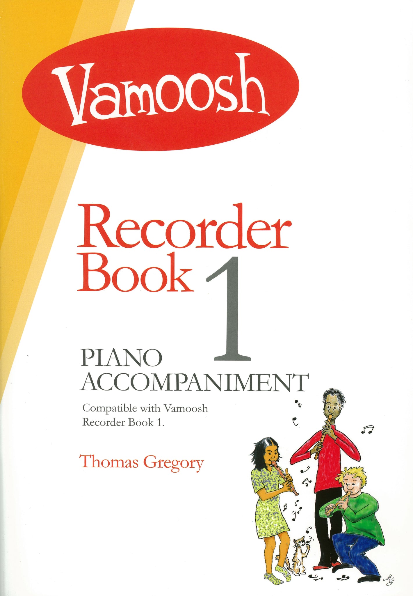Vamoosh - Recorder book 1 - klavírní doprovody