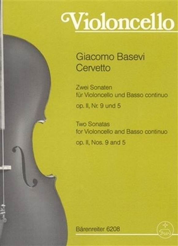Dvě sonáty pro violoncello a basso continuo op. II, č. 9 a 5