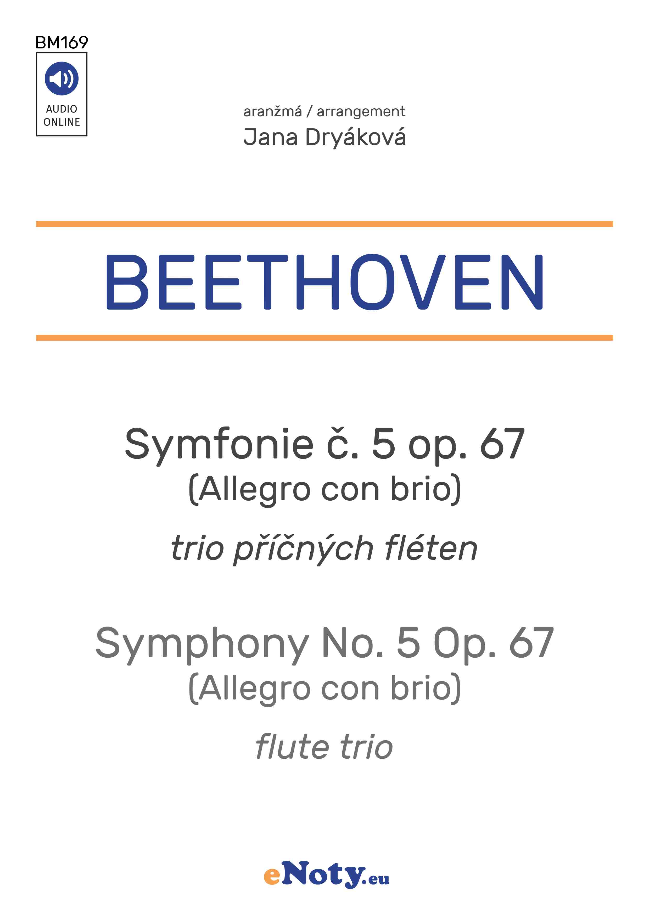 Beethoven: Symfonie č. 5 op 67 (Osudová) - trio příčných fléten
