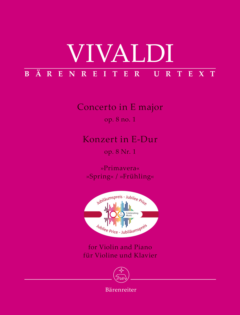 Concerto for Violin and Piano E major op. 8, No. 1 "Spring"