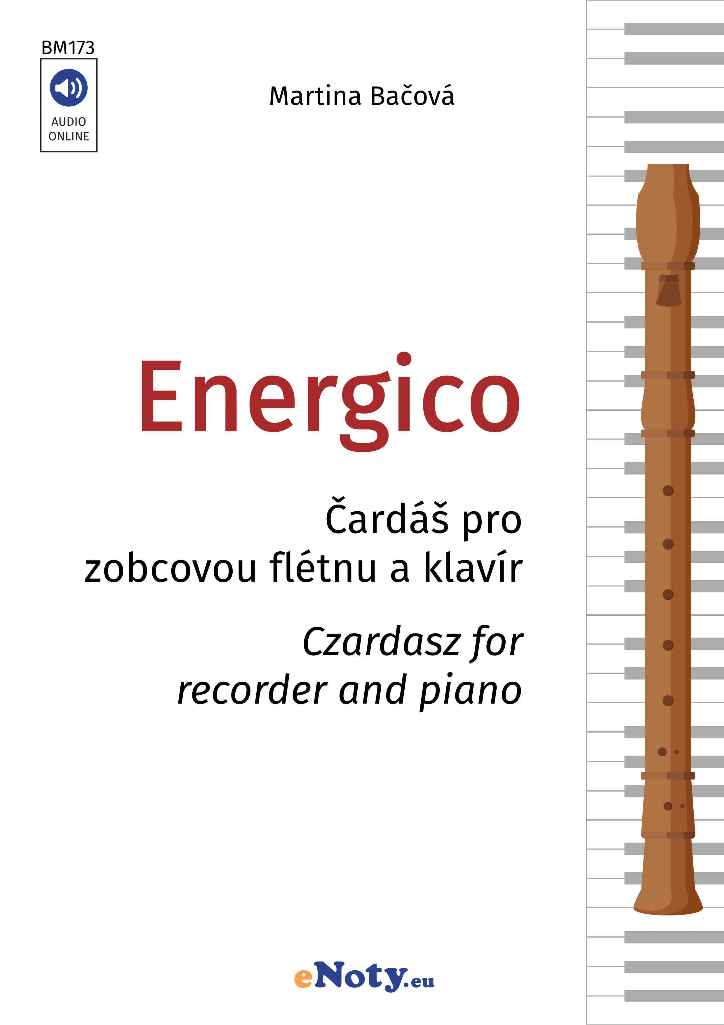 Energico - čardáš pro zobcovou flétnu a klavír