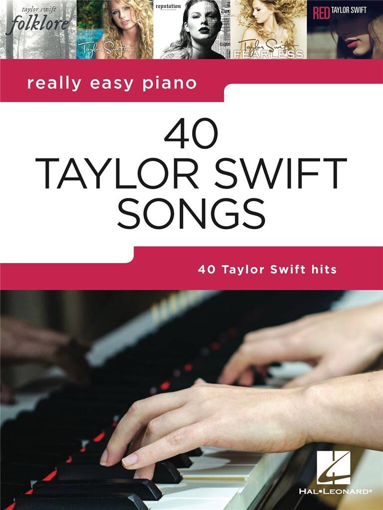 Really Easy Piano - 40 Taylor Swift Songs