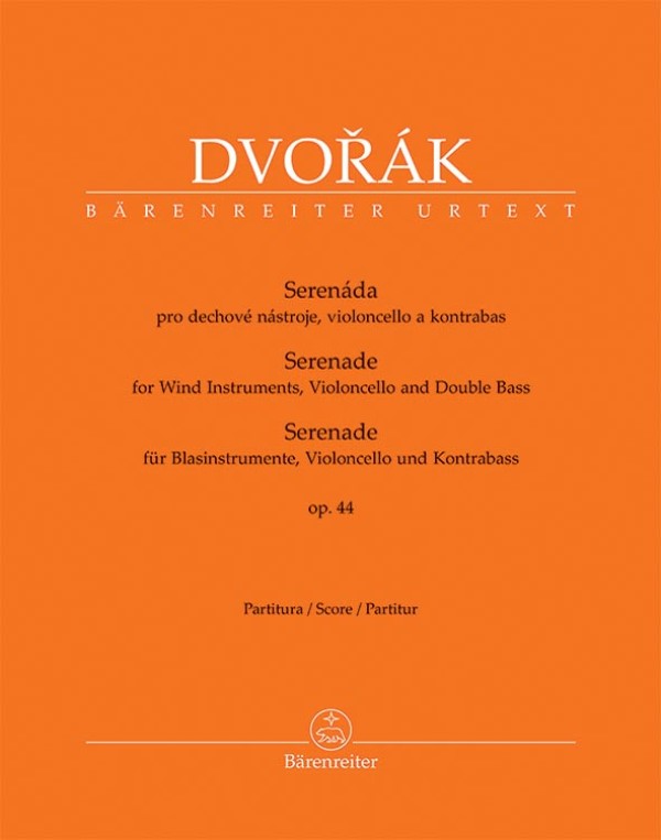 Serenáda pro dechové nástroje, violoncello a kontrabas op. 44