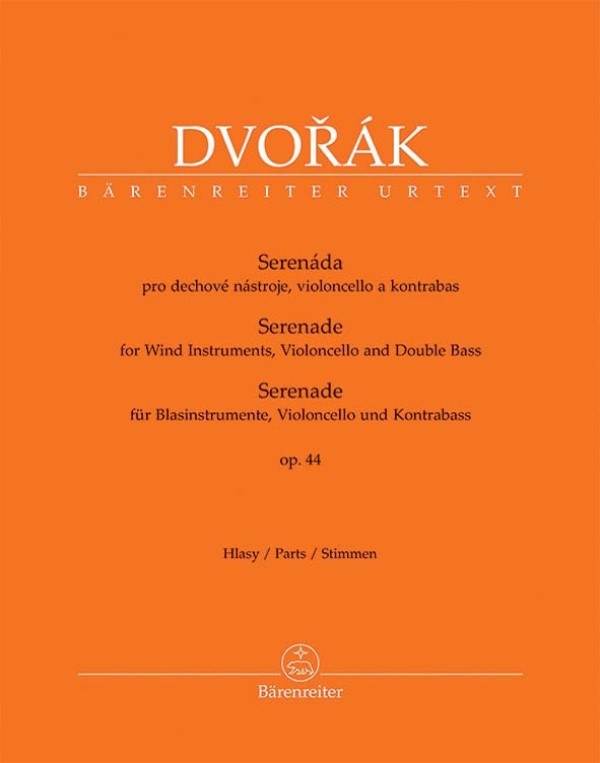 Serenáda pro dechové nástroje, violoncello a kontrabas op. 44