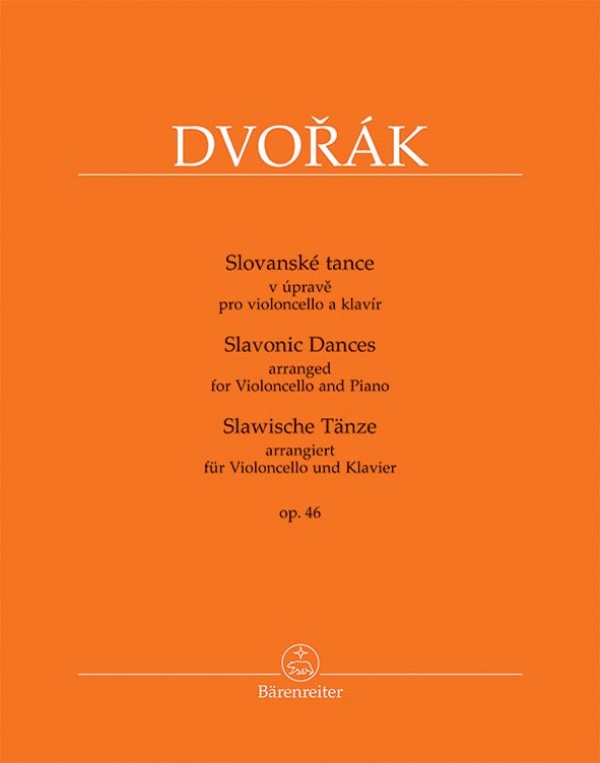 Slovanské tance op. 46 v úpravě pro violoncello a klavír