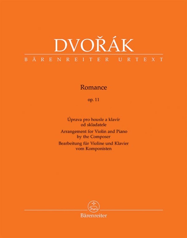 Romance op. 11 - Úprava pro housle a klavír od skladatele