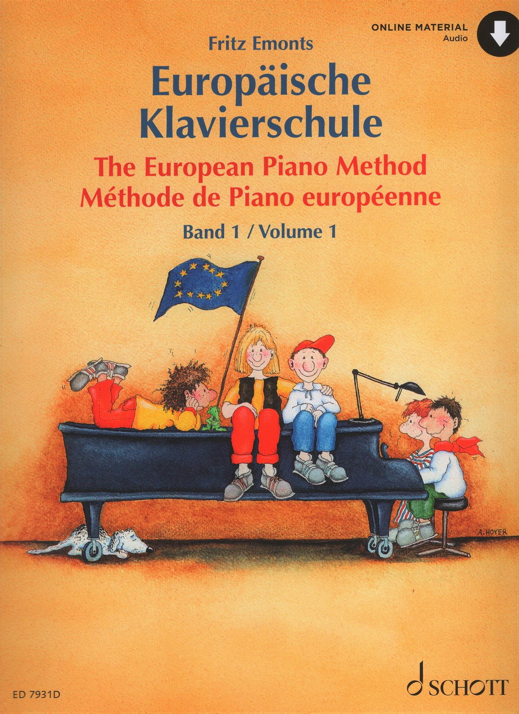 Evropská klavírní škola 1. díl + audio online