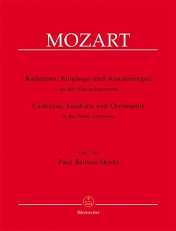 Cadenzas, Lead-ins and Ornaments by Mozart