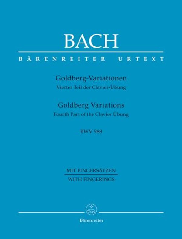 Goldbergovské variace BWV 988 s prstoklady