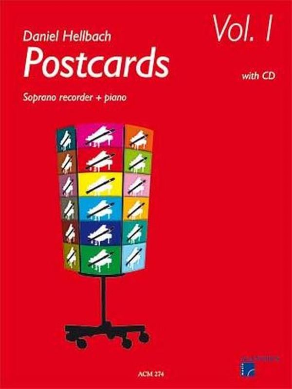 Postcards 1 + CD (Soprano recorder)
