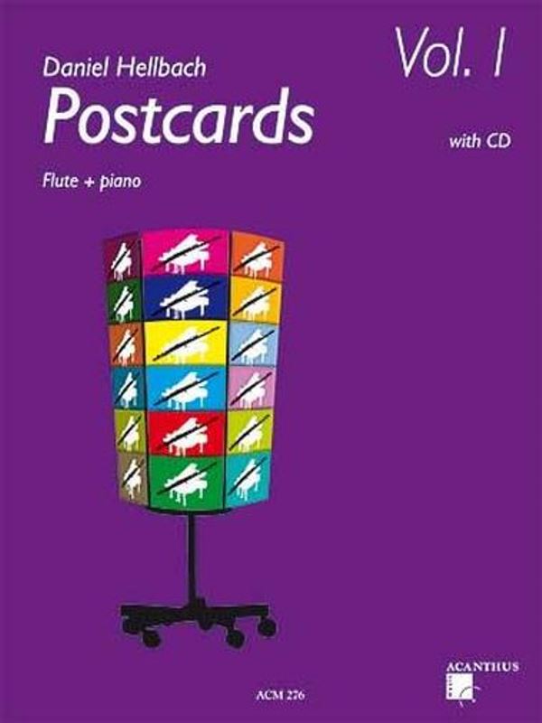 Postcards 1 + CD (Flute)