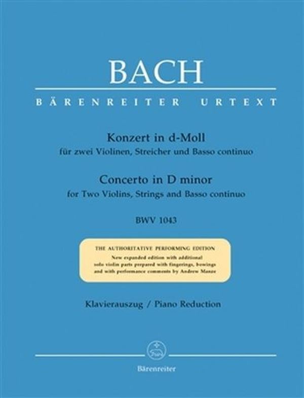 Koncert d moll pro dvoje housle, smyčce a basso continuo BWV 104