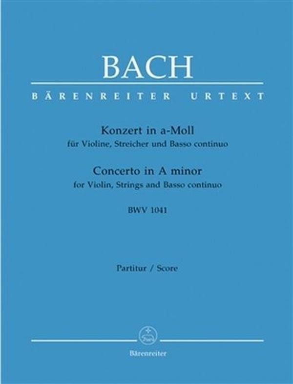 Koncert pro housle, smyčce a basso continuo a moll BWV 1041