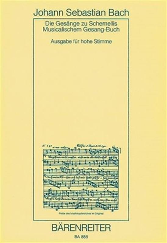 Die Gesänge zu Schemellis Musicalischem Gesan-Buch
