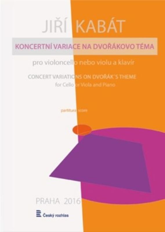 Koncertní variace na Dvořákovo téma pro violoncello/violu a klavír