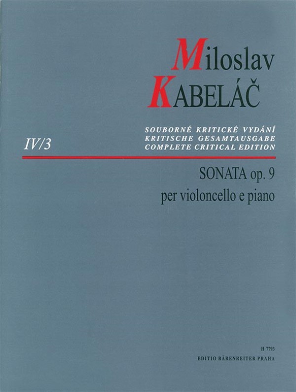 Sonáta pro violoncello a klavír op. 9