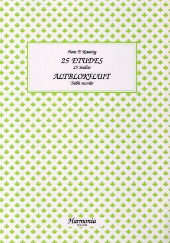 25 etud pro altovou zobcovou flétnu