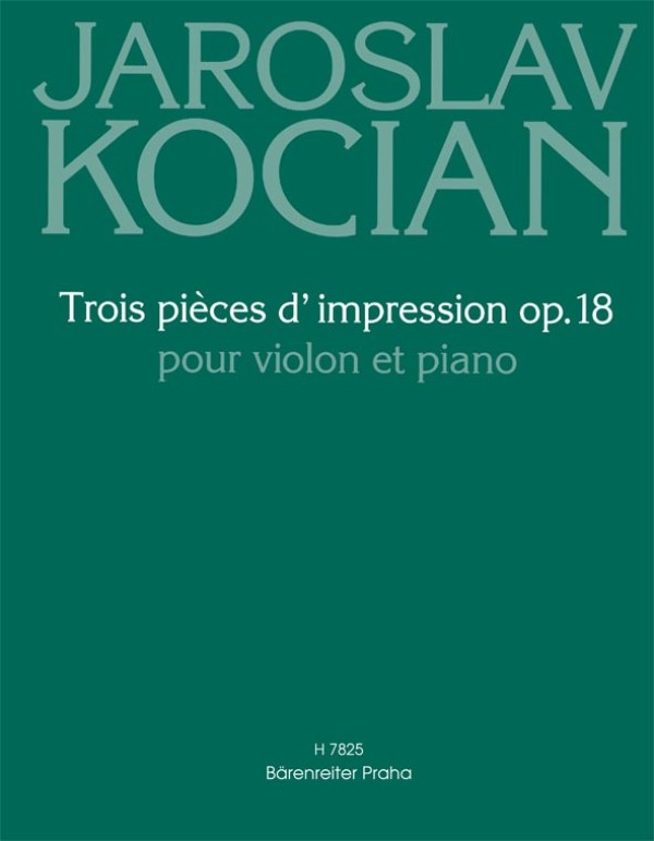 Trois pieces d'impression op. 18