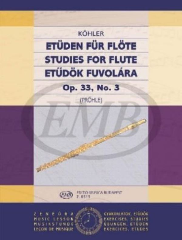 Studies for Flute op. 33, no. 3