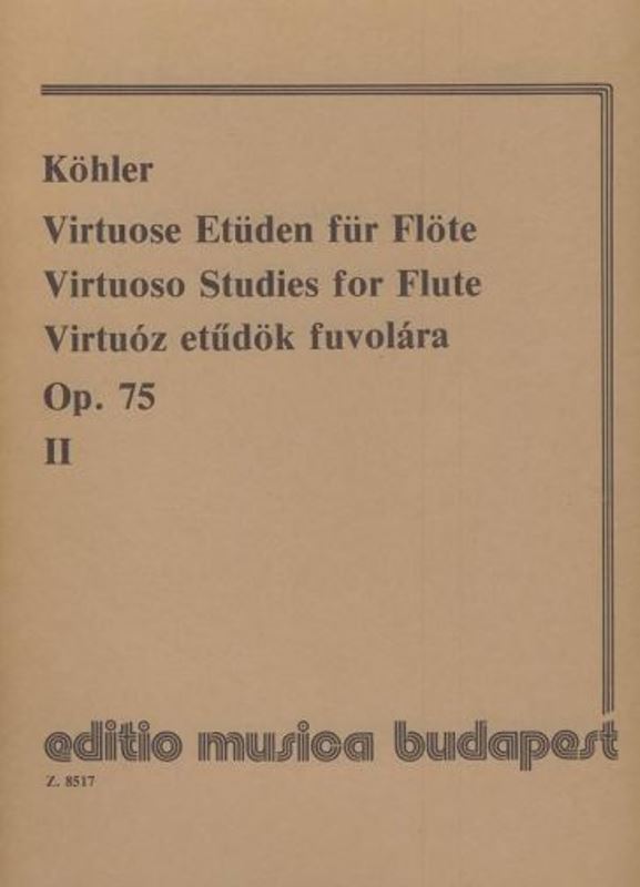 Virtuoso Studies for Flute op. 75, no. 2