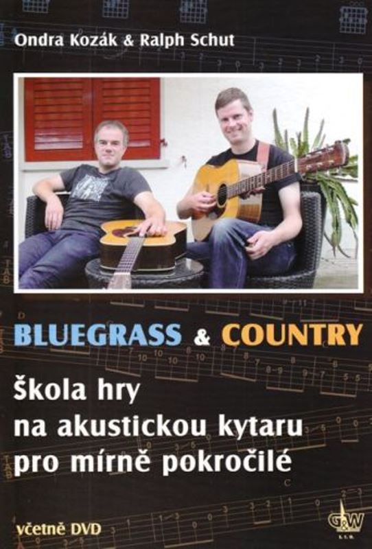 Bluegrass & Country – Škola hry na akustickou kytaru pro mírně pokročilé + DVD