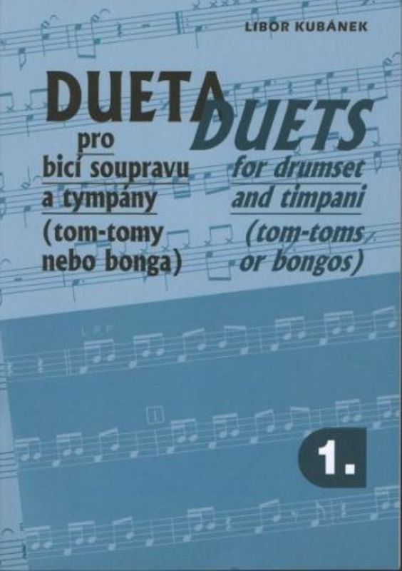 Dueta pro bicí soupravu a tympány, tom-tomy nebo bonga 1.
