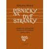 Písničky na dvě stránky - Cyklus písní na texty moravské lidové poezie