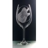 Sklenice na víno - Kytara Telecaster (450ml)