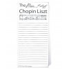 Zápisník Chopin Liszt (nákupní seznam)