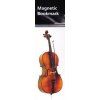 Záložka do knihy magnetická - violoncello