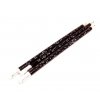 Tužka s gumou - hudební symboly (černá, hrocená)