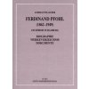 Ferdinand Pfohl (1862-1949). Ein Böhme in Hamburg. Biographie. Werkeverzeichnis. Dokumente