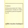 40 Elementary Studies for Violin Op. 54