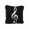 cushion g clef black [1]