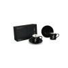espresso cup with saucer g clef black[1]
