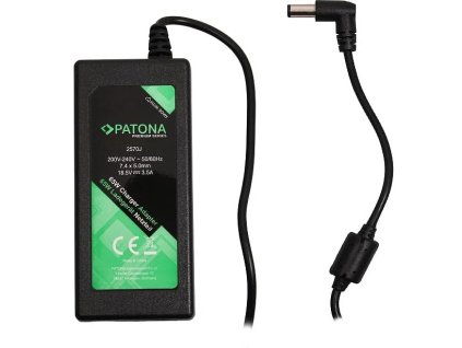 511922 paton pt2570 premium notebookovy adapter hp 7 4 x 5mm 18 5v 3 5a 65w