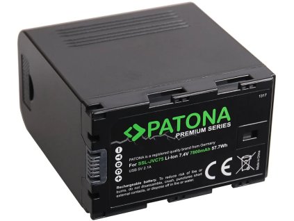 477342 patona bateria pre digitalnu kameru ssl jvc50 jvc75 7800mah li ion premium