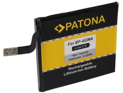 539231 patona bateria pre mobilny telefon nokia bp 4gwa 1600mah 3 7v li ion