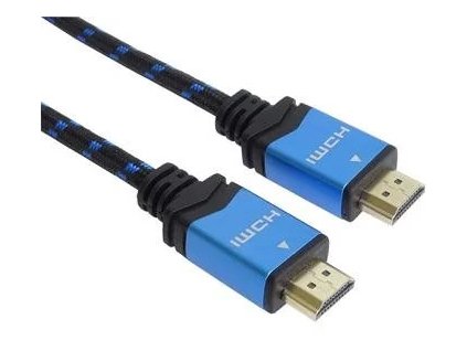 518012 premiumcord ultra hdtv 4k 60hz hdmi 2 0b kabel s kovovymi pozlatenymi konektormi 1 m bavlneny plast