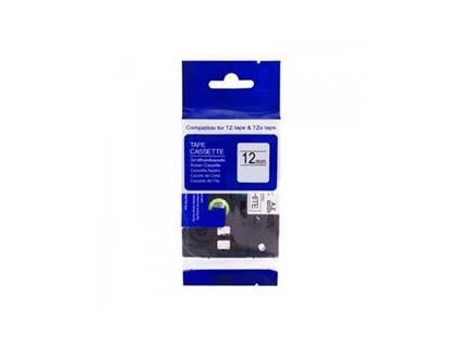 514265 printline kompatibilny paska s brother tze fx731 12mm cerny tlac zeleny podkl laminovana pltb97