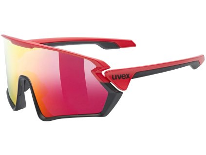 536021 slnecne okuliare uvex sportstyle 231 cervene cierne matne