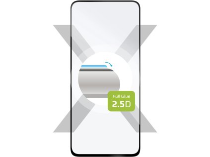 Ochranné tvrdené sklo FIXED Full-Cover pre Realme 8s 5G, lepidlo na celý displej, čierne