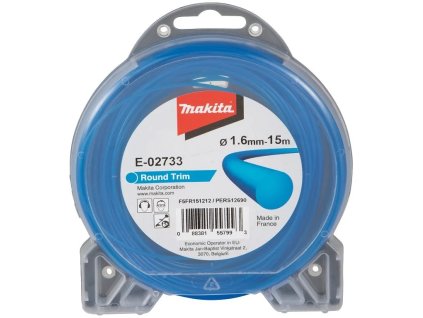 Makita nylonová struna 1,65 mm, 15 m, modrá, okrúhla
