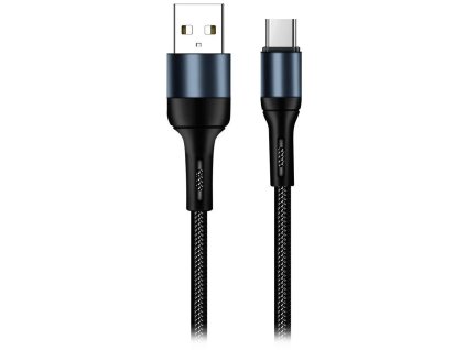 Kábel ColorWay USB-C 1 m 2,4 A, čierny