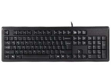 A4Tech KR-92, čierna, CZ/SK