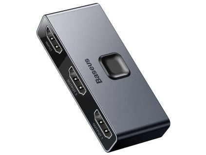 Baseus Matrix HDMI Splitter 2v1 / 1v2 šedá