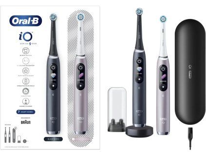 oral b io9 series duo pack black rose extra handle ien409921