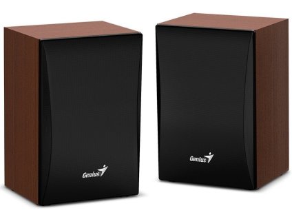 Drevené reproduktory Genius SP-HF180, čierne