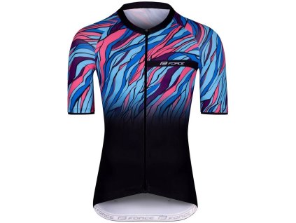 Dres Force LIFE čierno-modro-oranžový veľkosť XL