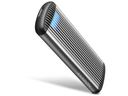 AXAGON EEM2-SA USB micro-B - M.2 SATA SSD RIBBED box